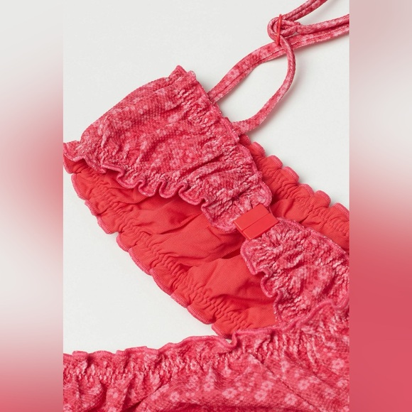 Pink Ruffled Kids Bikini - Picture 4 of 4